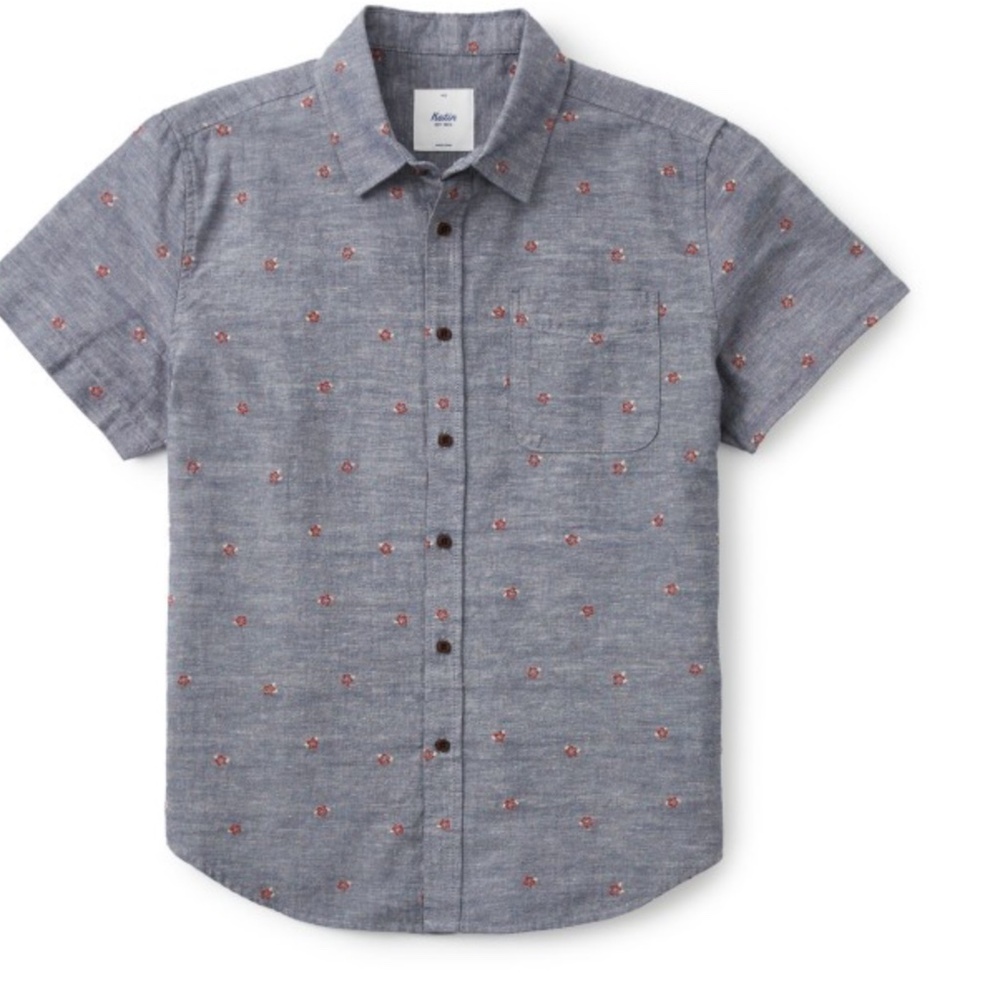 Katan | Embroidered Plume Shirt